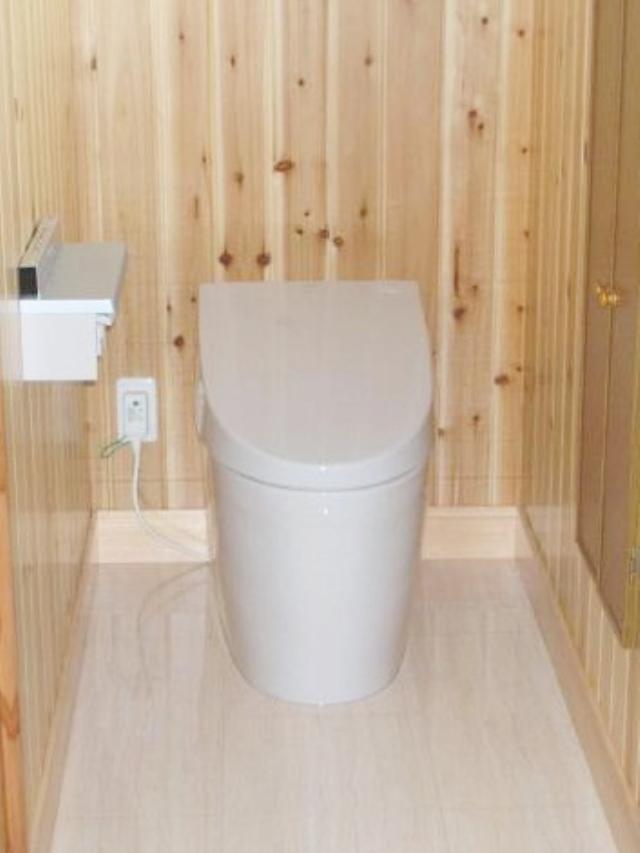 栃木小山　施工後の2階トイレはTOTOネオレストハイブリット